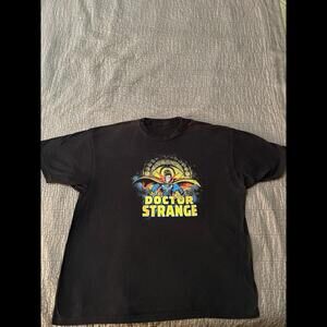 Marvel Dr. Strange T-Shirt Men's Size XL Black Regular Fit Short Sleeve Cotton